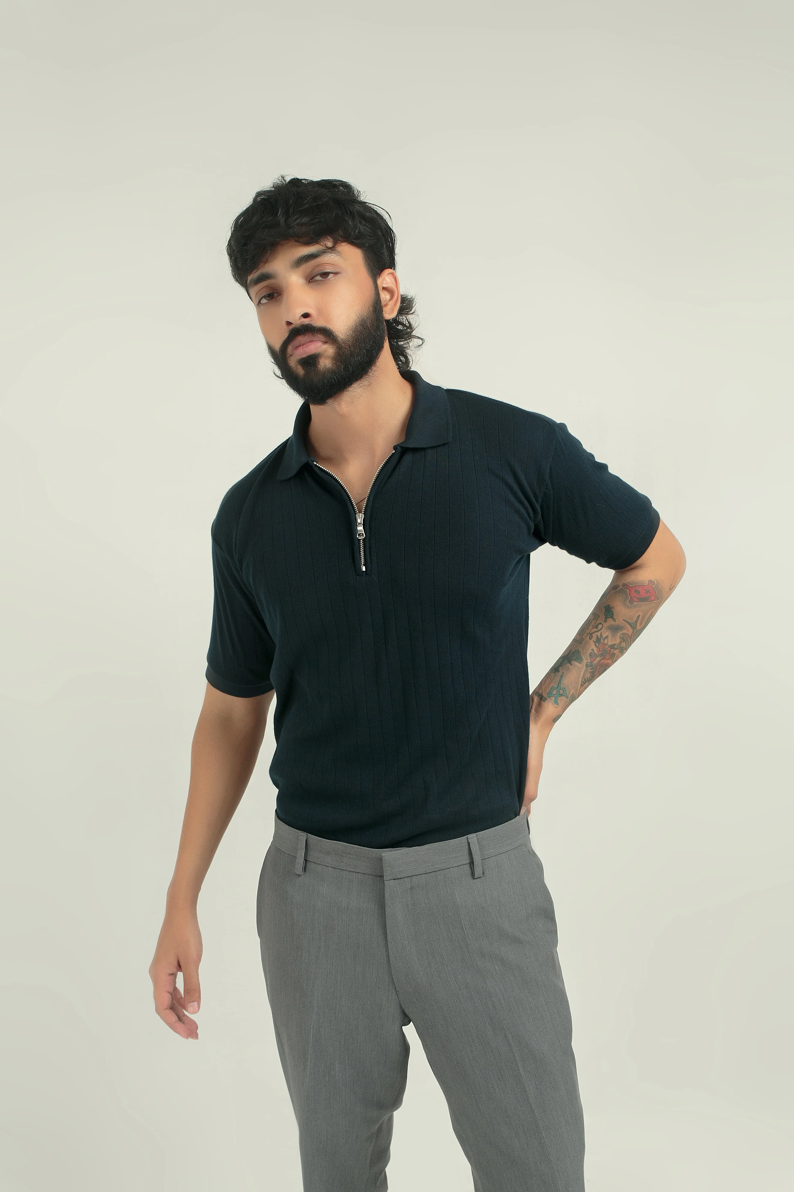 DROP NEEDLE ZIP POLO | PACK OF 3 - Image 2