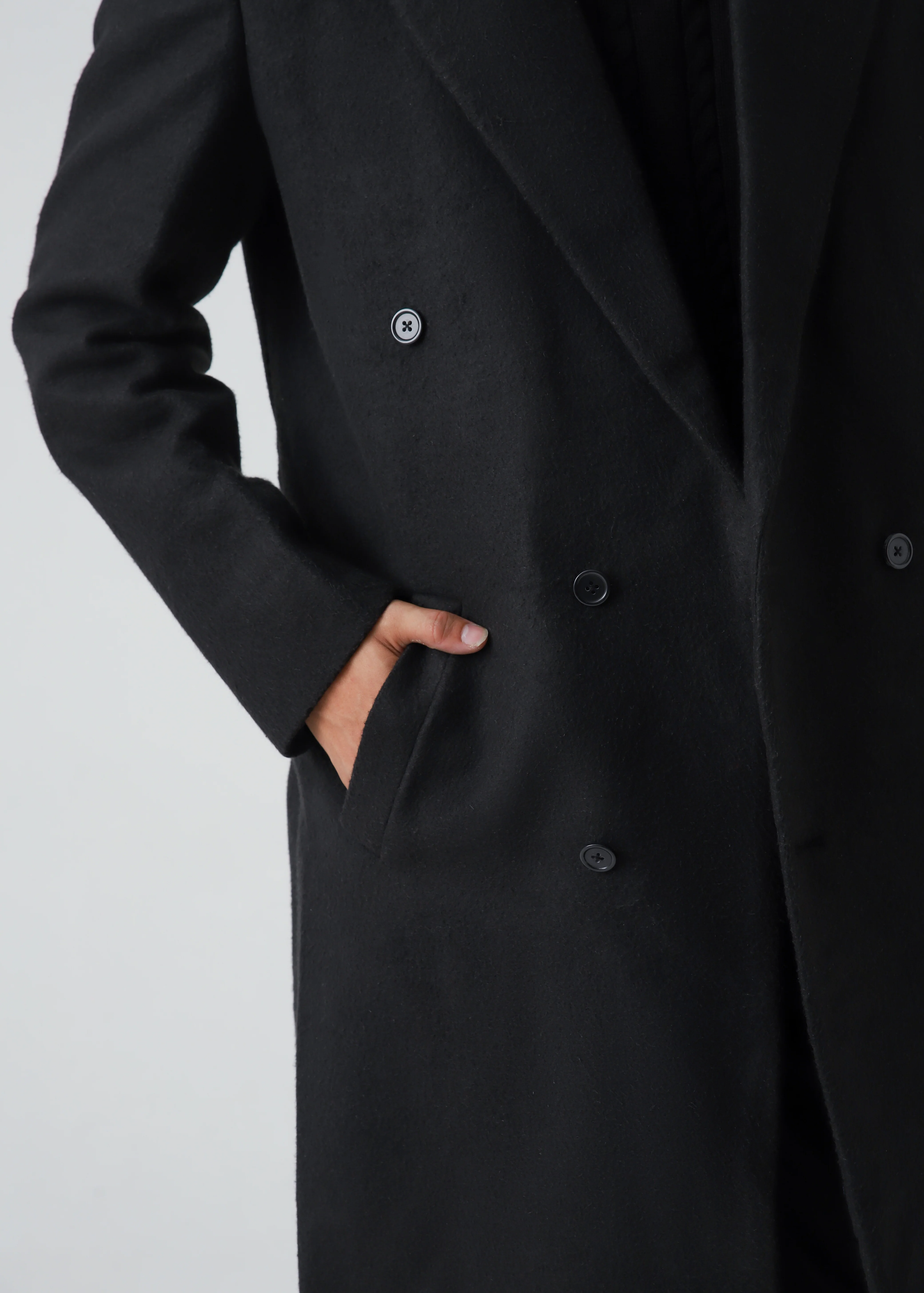 OVERCOAT - BLACK - Image 3