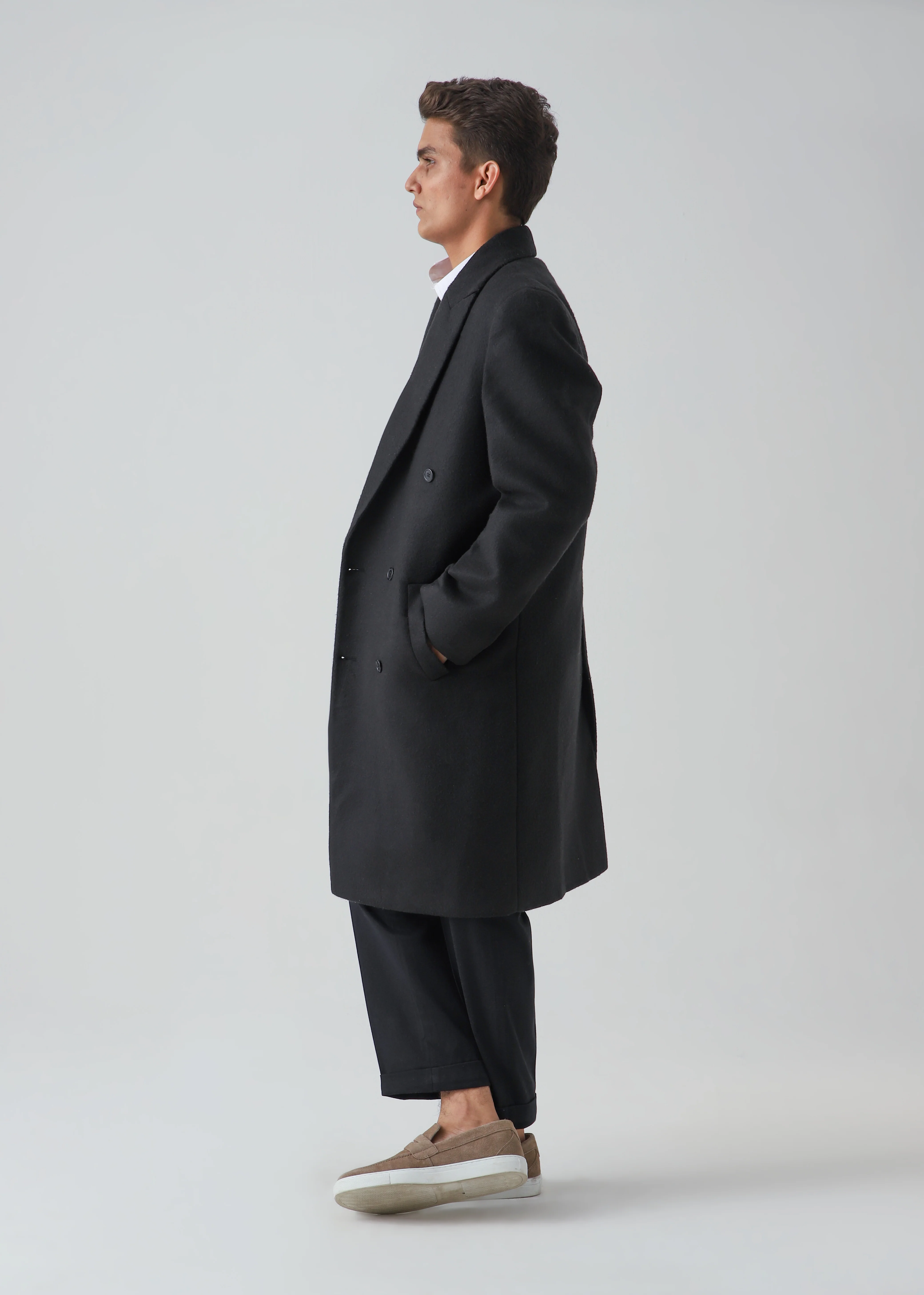 OVERCOAT - BLACK - Image 4