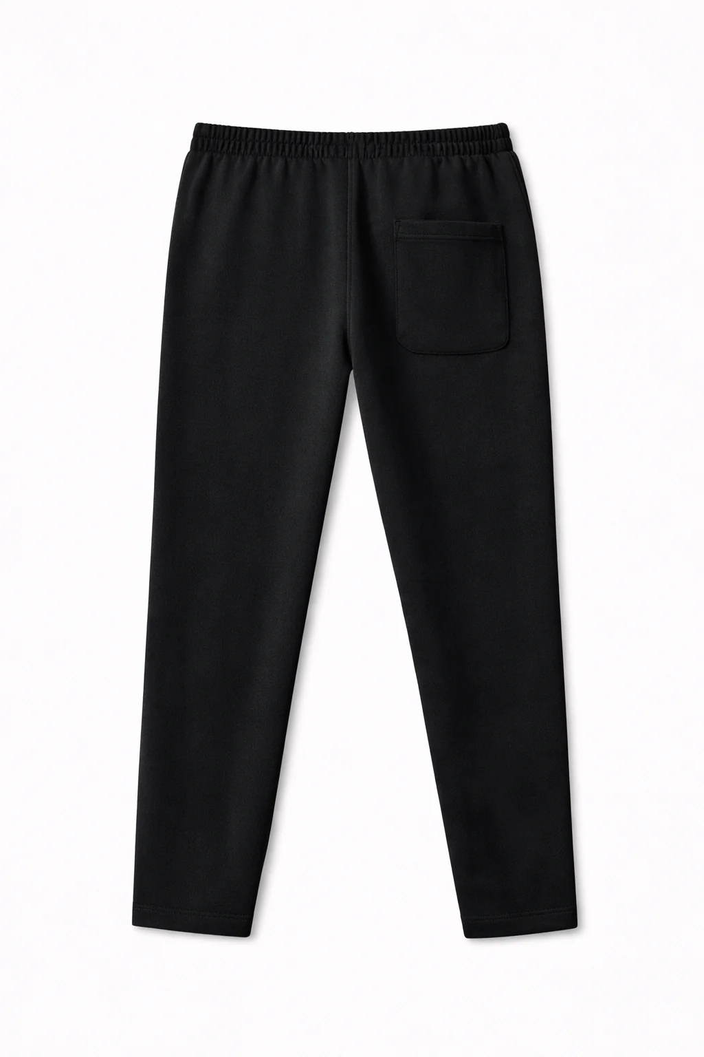 PINTUCK STRAIGHT FIT TROUSER - BLACK - Image 4