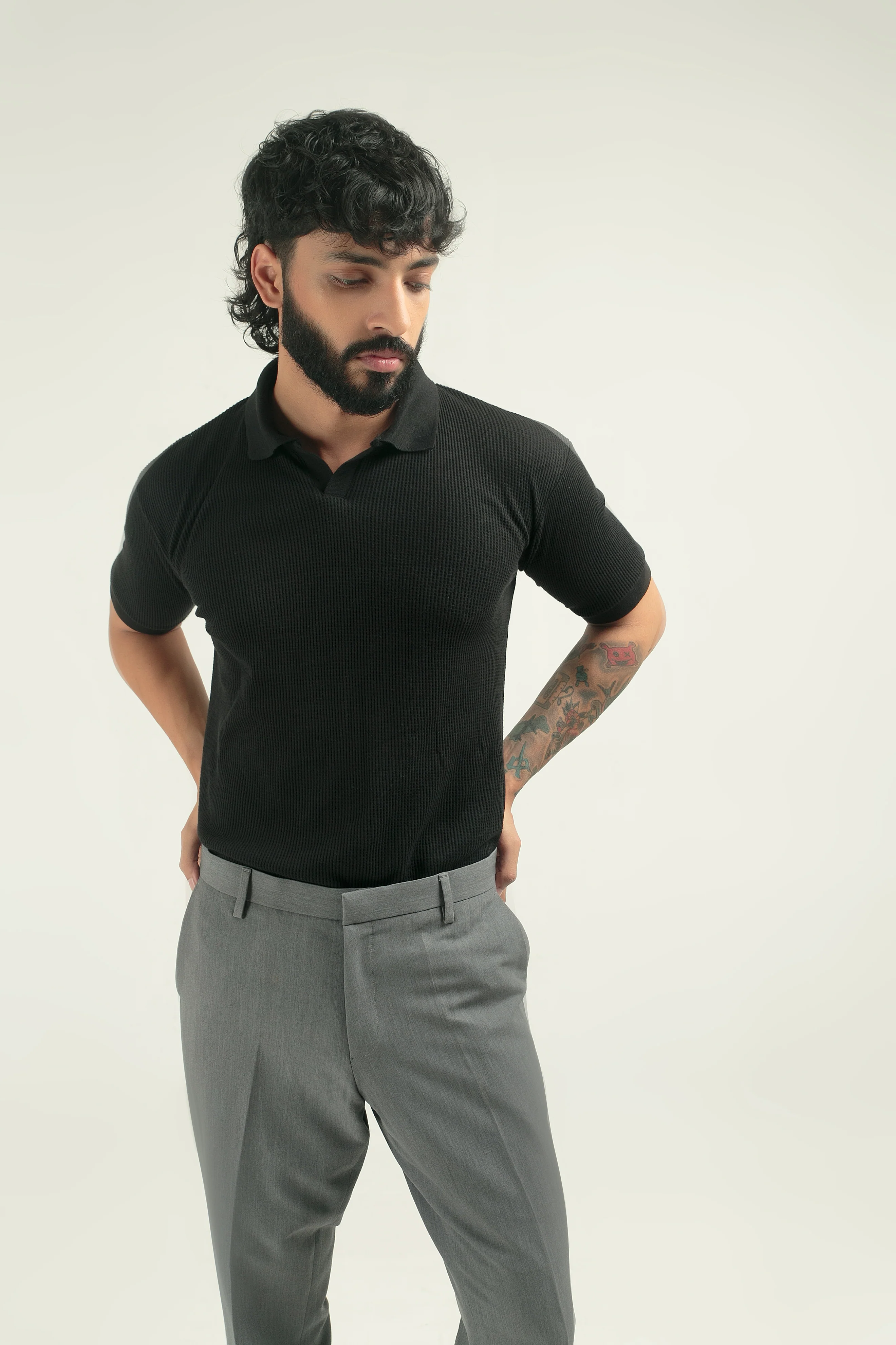 TEXTURED POLO | PACK OF 3