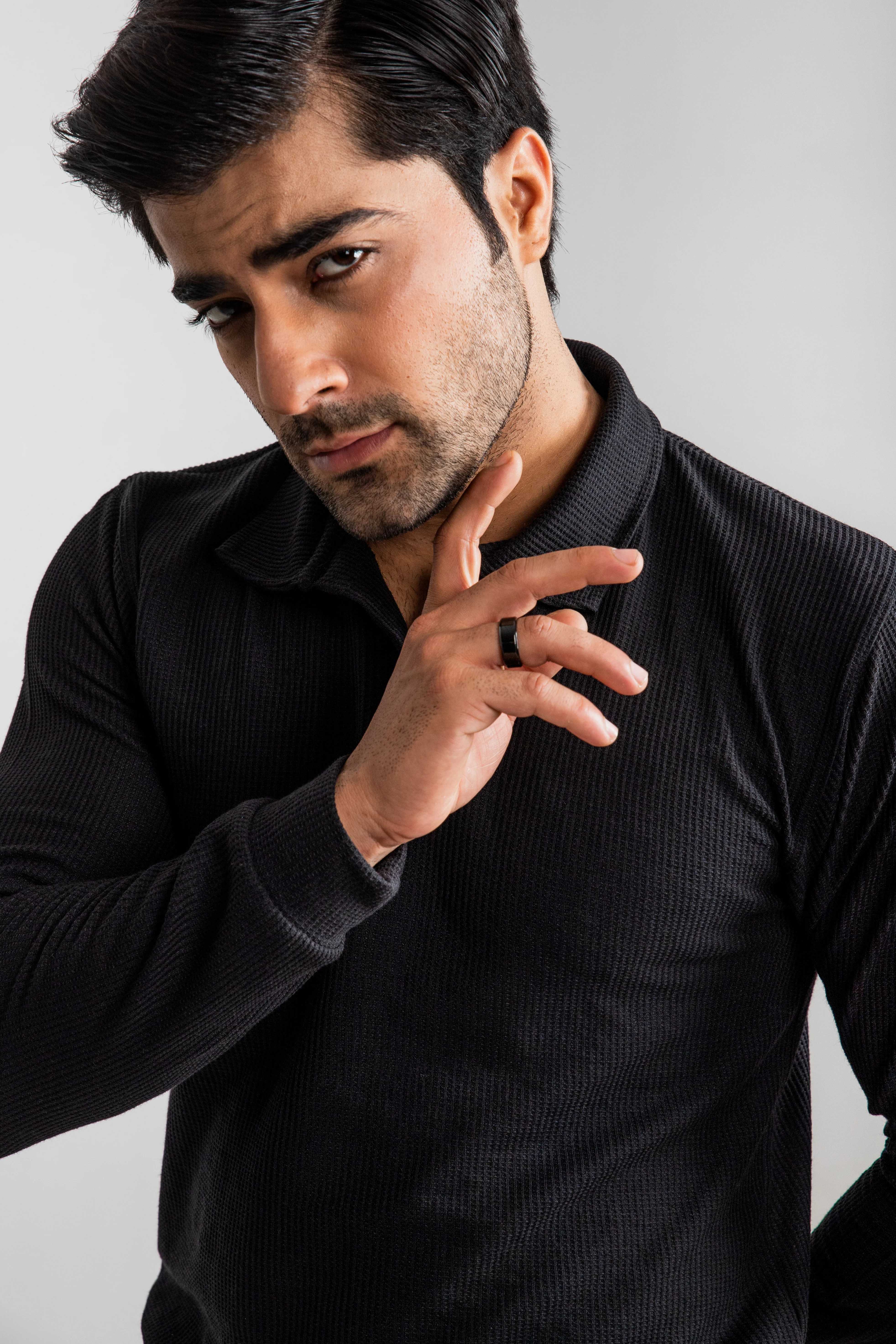 TEXTURED POLO SHIRT | PACK OF 3 - Image 5