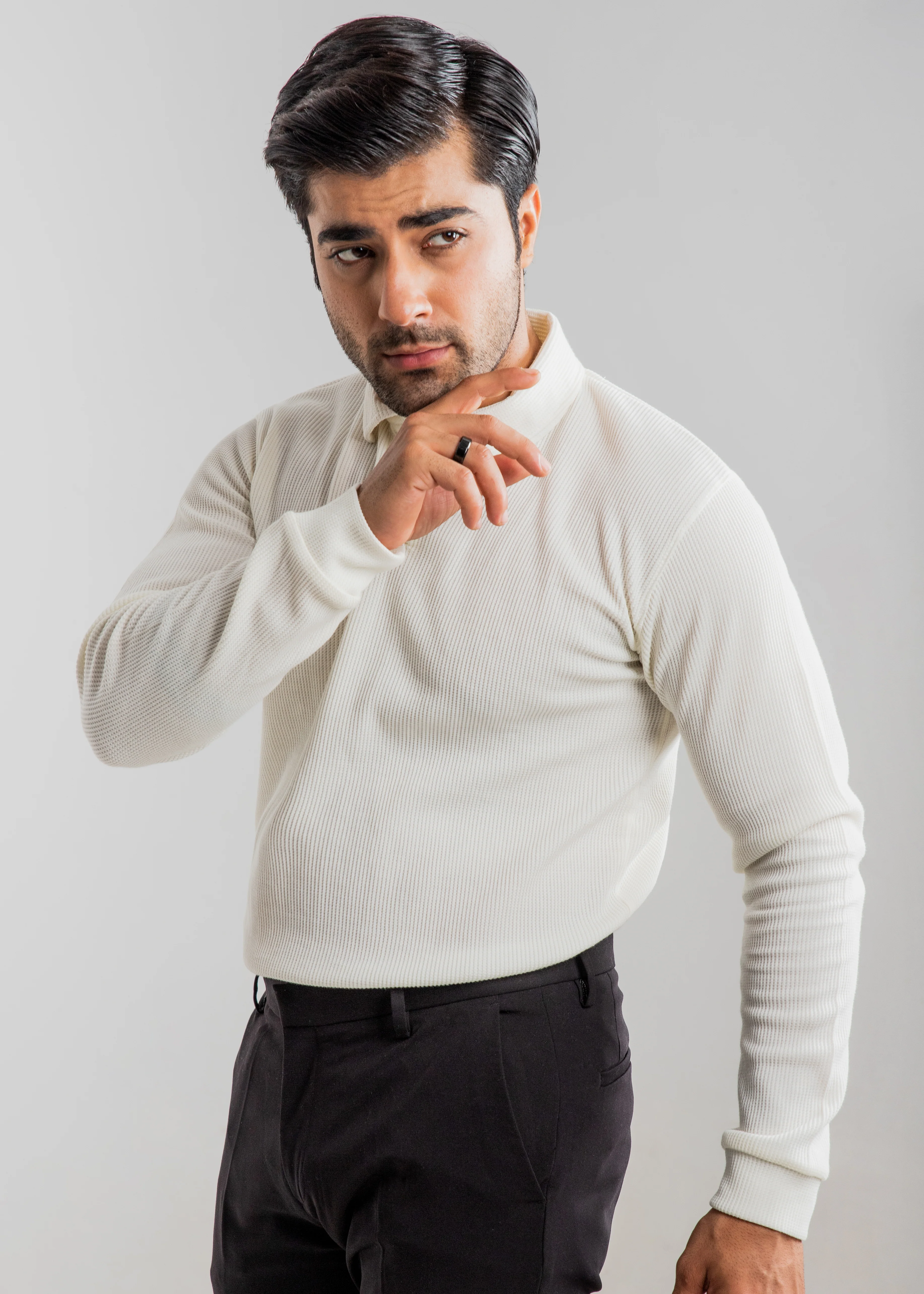 TEXTURED POLO SHIRT | PACK OF 3 - Image 7